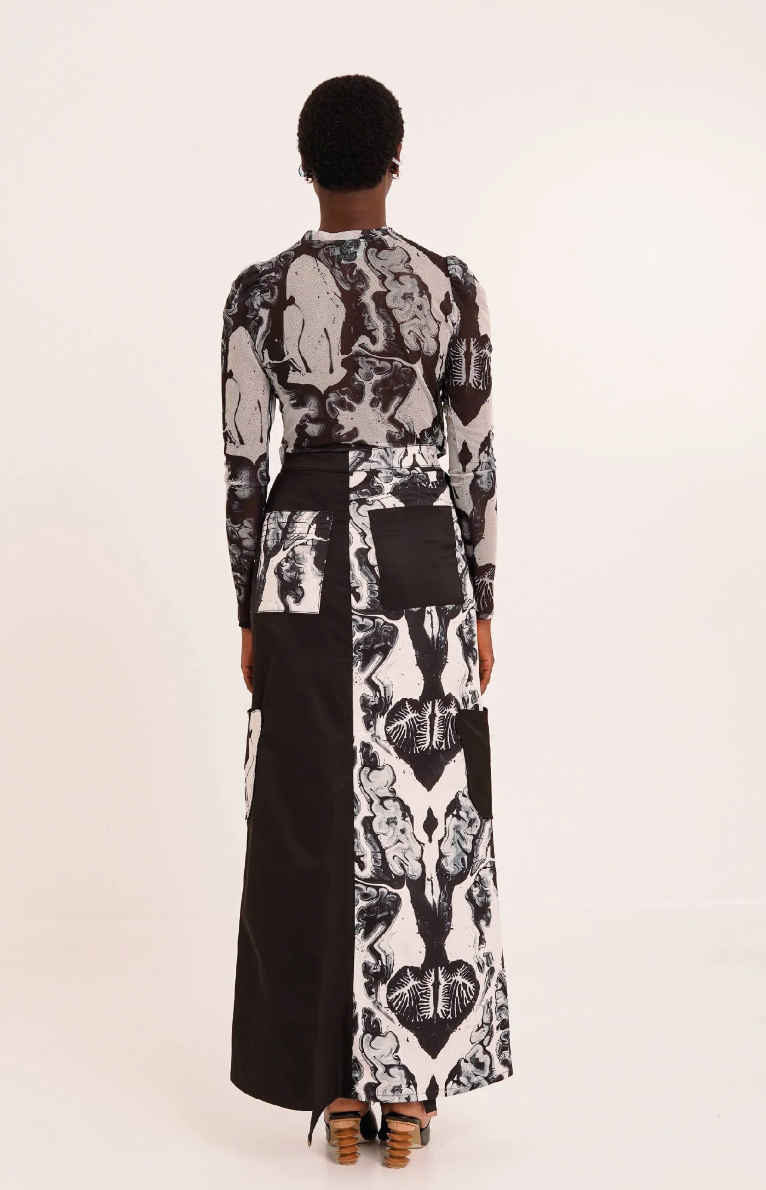 Test Tube Skirt Print