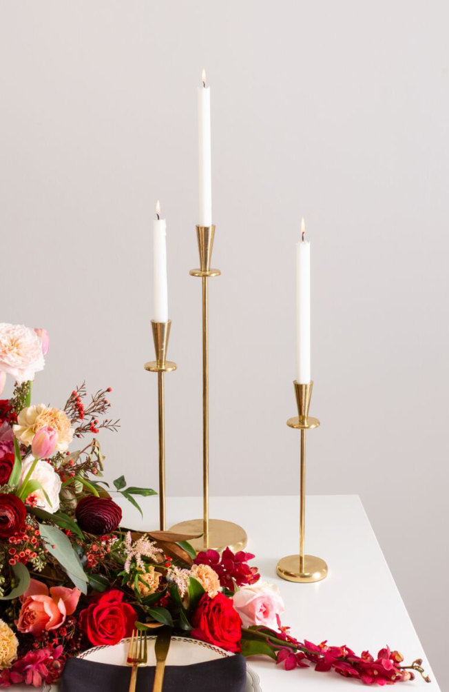 Amberly Candlestick Gold