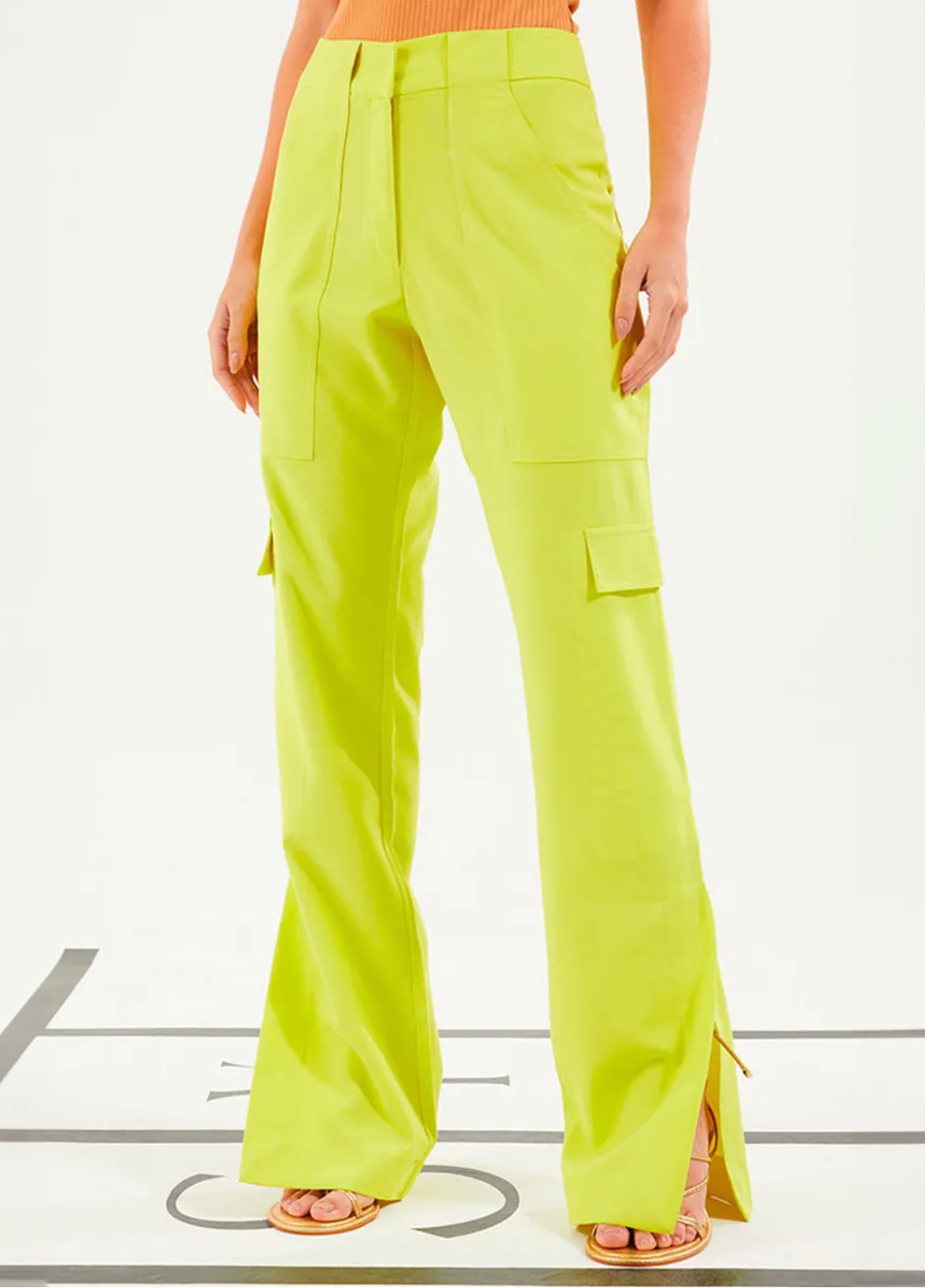 Louise Pant Estampado Green L