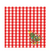 Christmas Tree Gingham Paper Cocktail Napkins