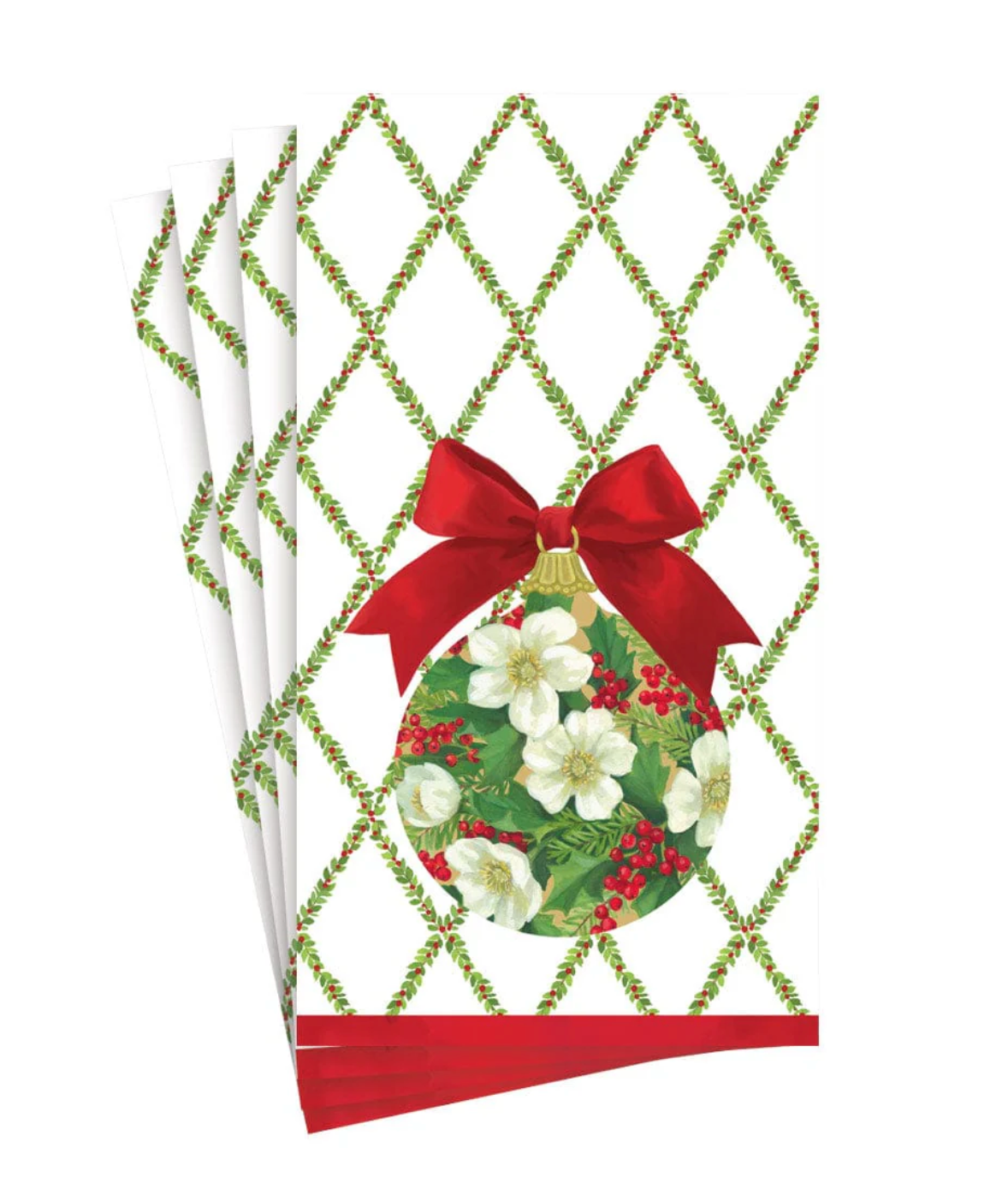 Ornament and Trellis Paper Guest Towel Napkins