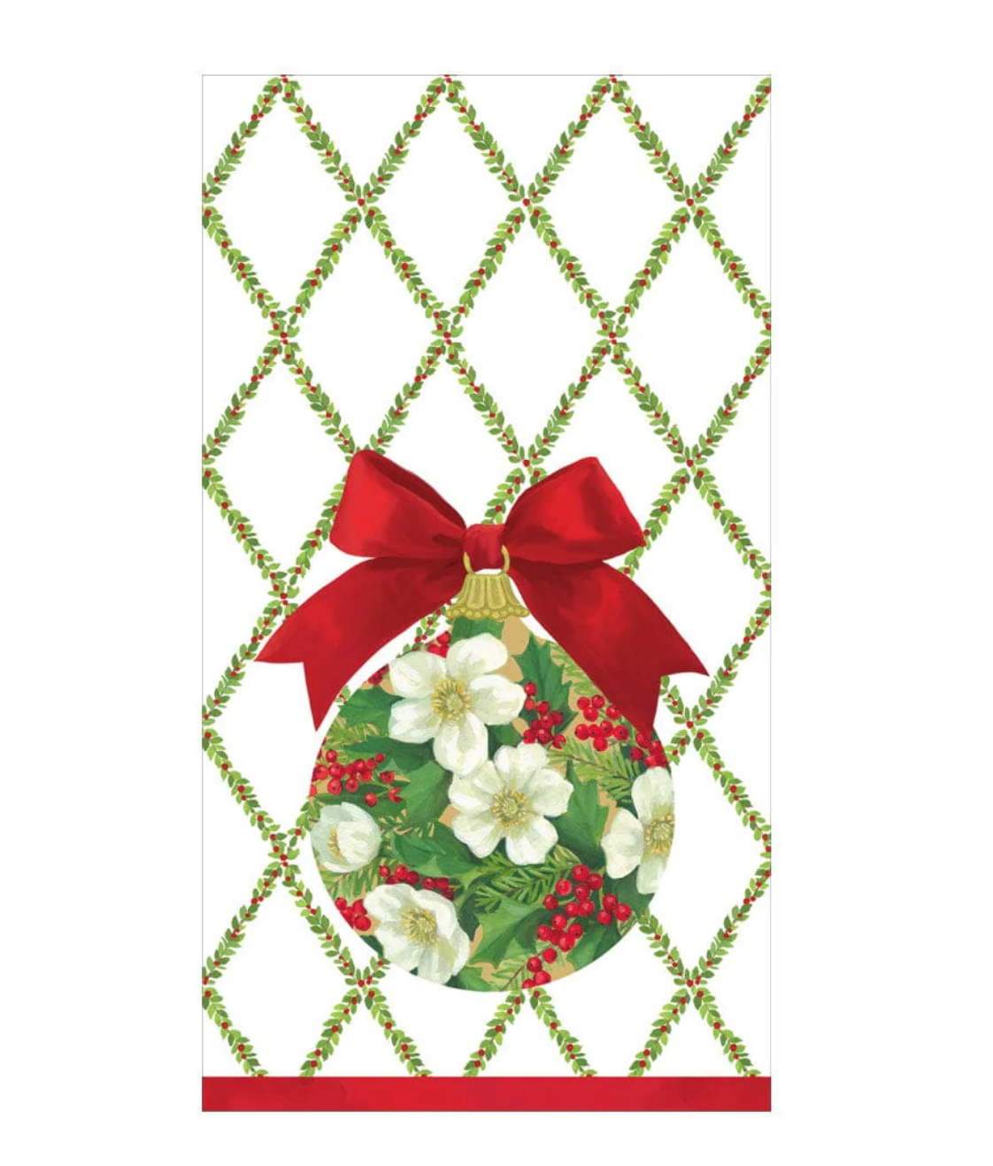 Ornament and Trellis Paper Guest Towel Napkins