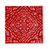 Annika Paper Cocktail Napkins in Red