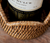 Rattan Scalloped Wine Coaster in Natural
