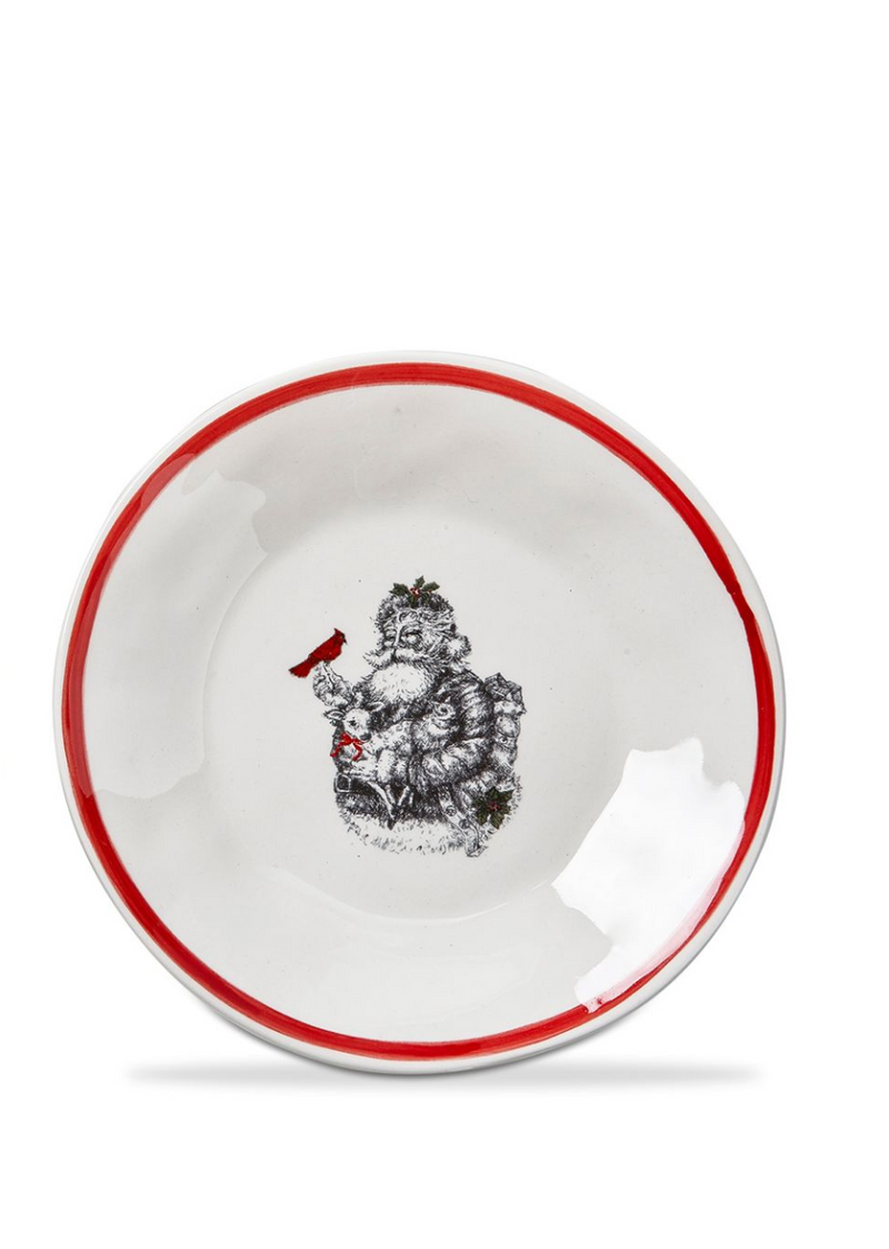 Farmhouse Santa Appetizer Plate