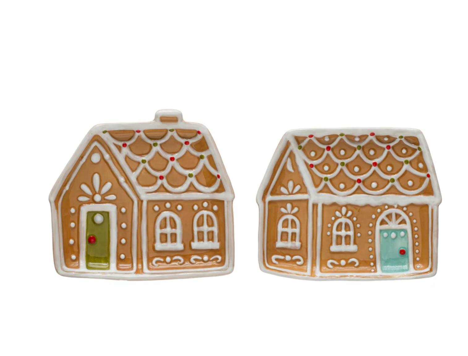 Ceramic Gingerbread House Plate