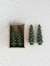 Unscented Tree Shaped Taper Candles Green M