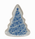 Christmas Tree Serving Plate Gold