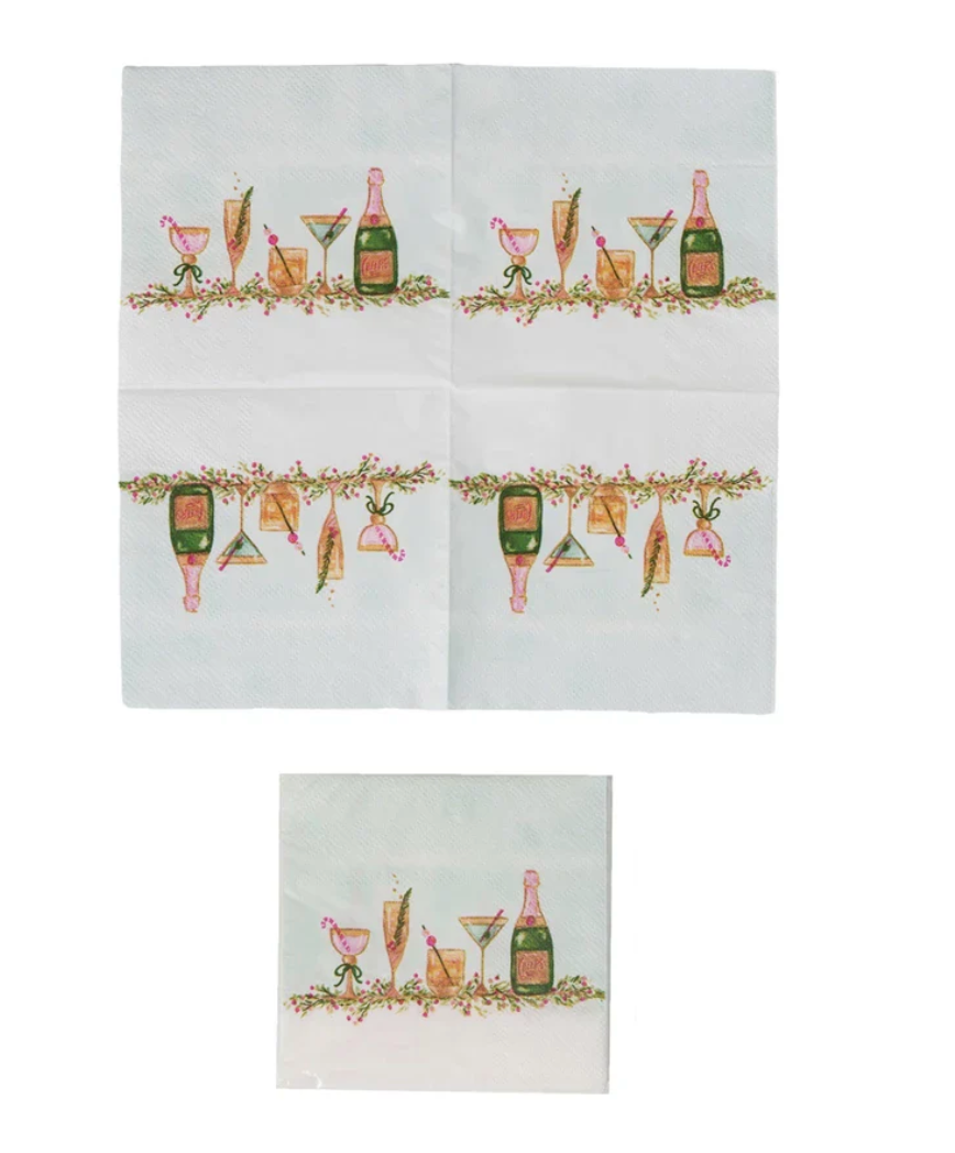 Paper Cocktail Napkins Holiday Cocktails