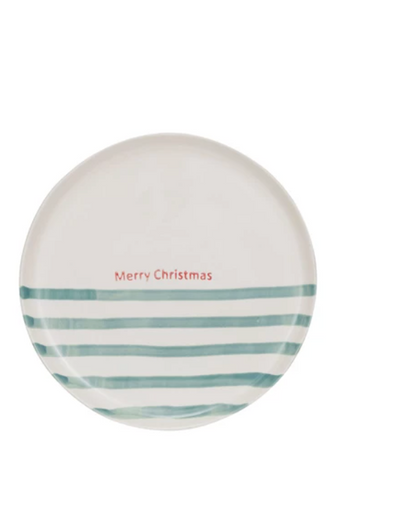 Plate Stripes Holiday