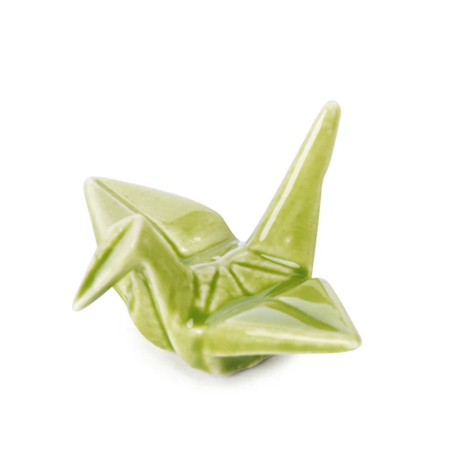 Origami Crane Porcelain Chopsticks