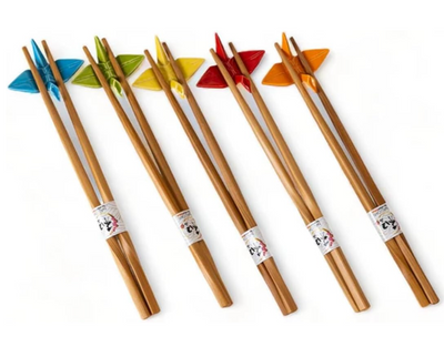 Chopsticks and Origami Crane Porcelain Chopsticks