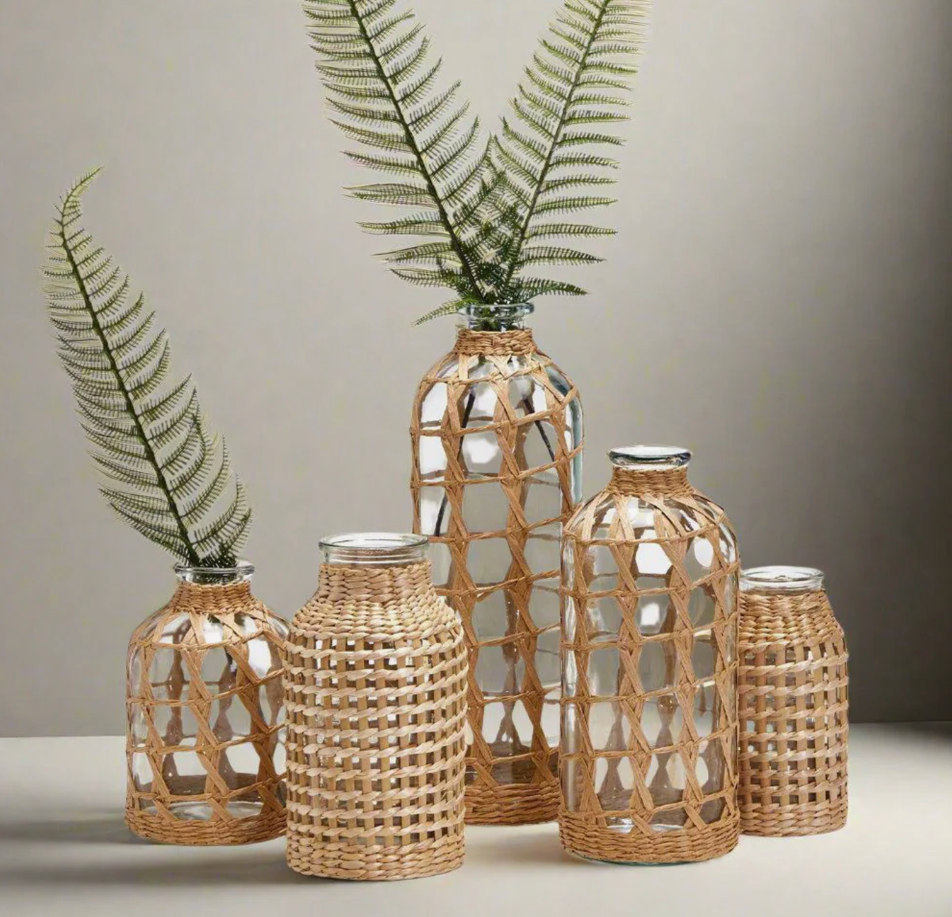 Hand Woven Lattice Vase