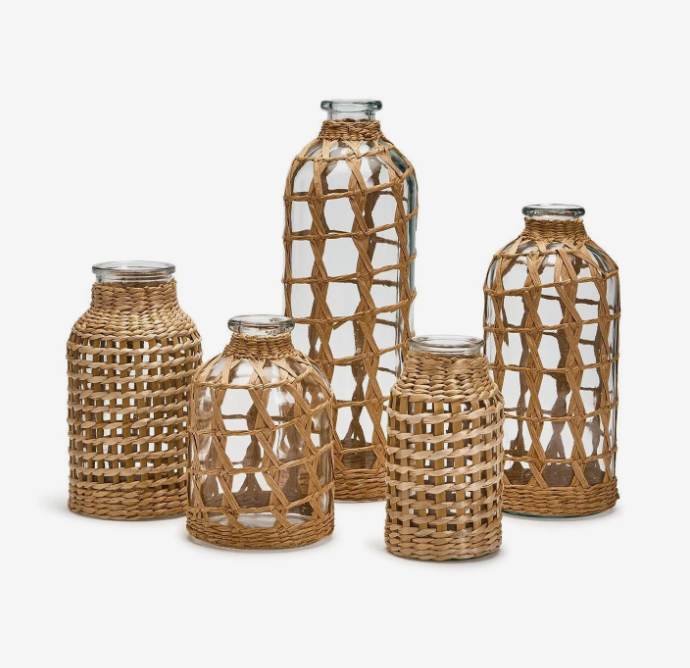 Hand Woven Lattice Vase