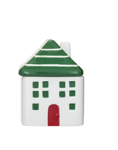 Ceramic House Shaped Jar