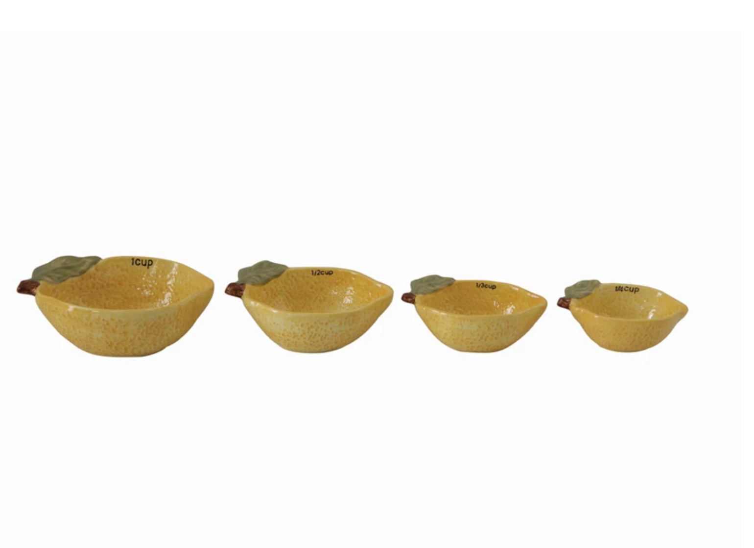 Stoneware Lemon Measuring Cup