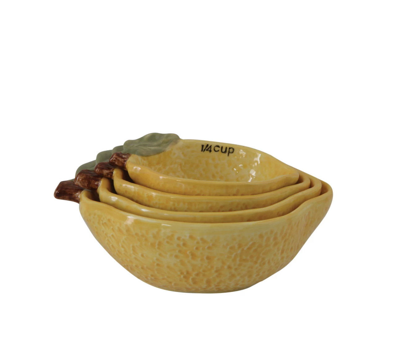 Stoneware Lemon Measuring Cup