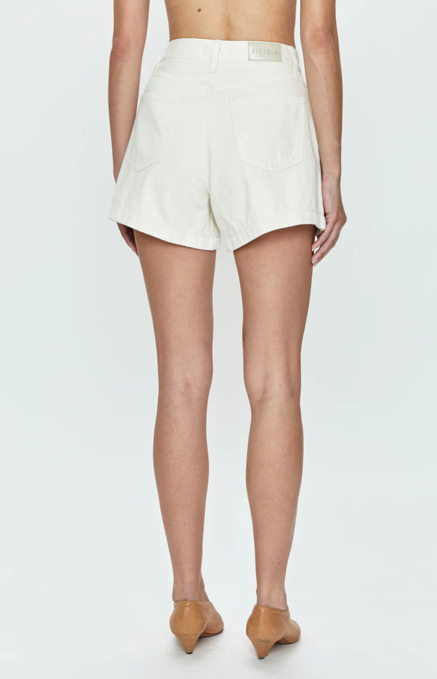 Saige High Rise Short Eggshell