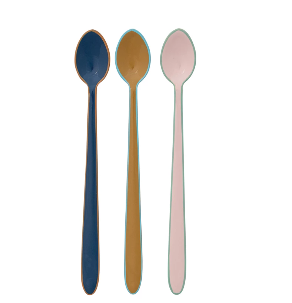 Enameled Stainless Steel Cocktail Spoon