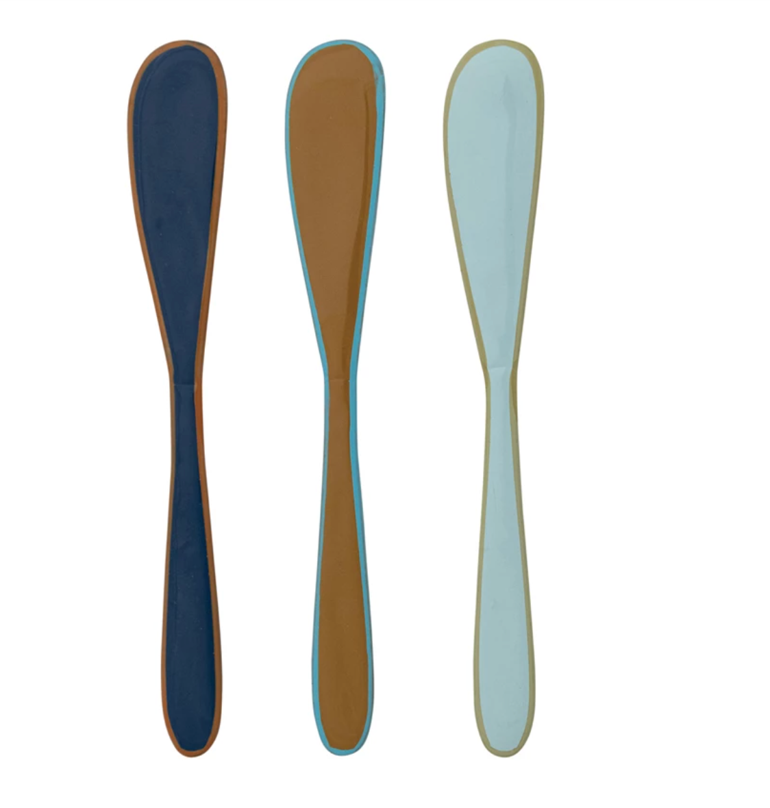 Enameled Stainless Steel Canape Knife