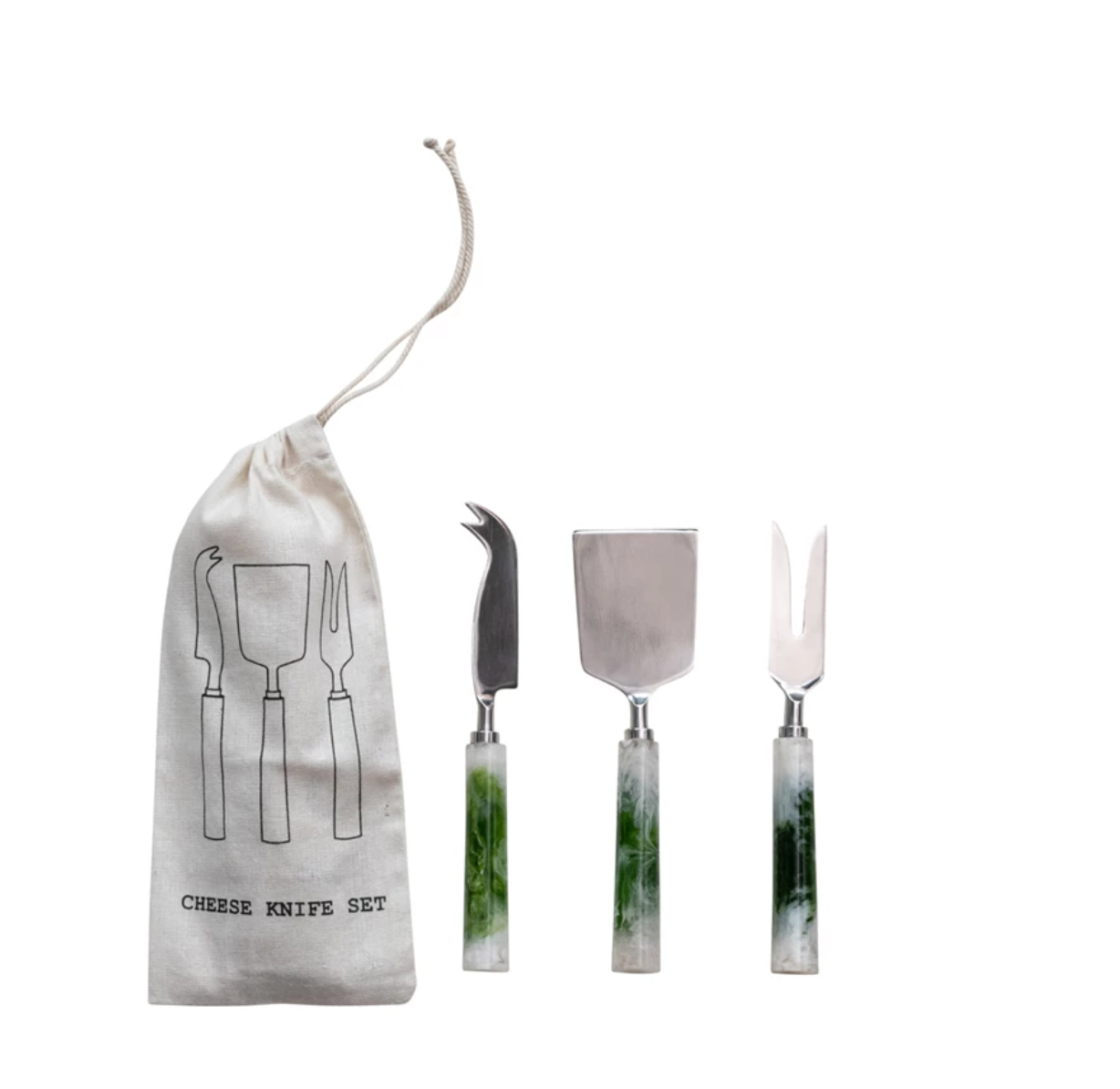 Cheese Utensils Set of 3 in Bag