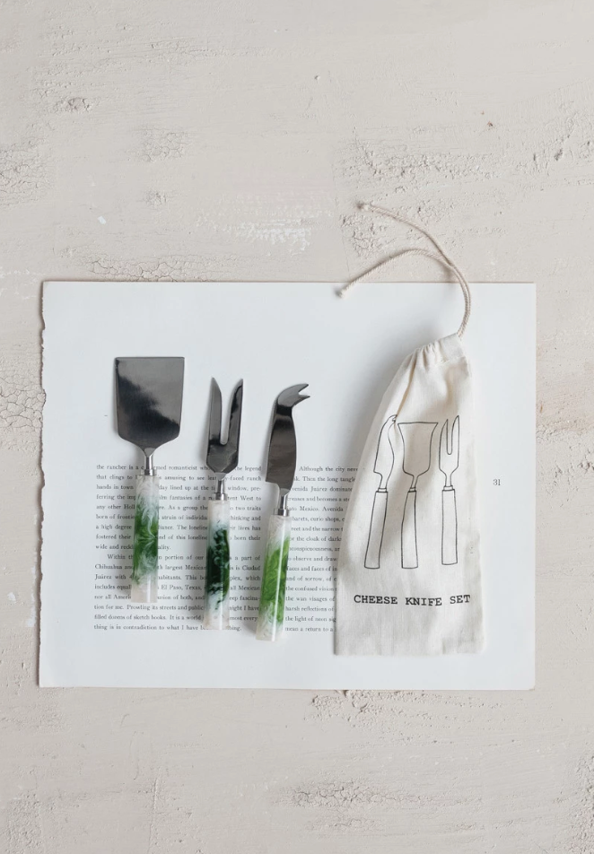 Cheese Utensils Set of 3 in Bag
