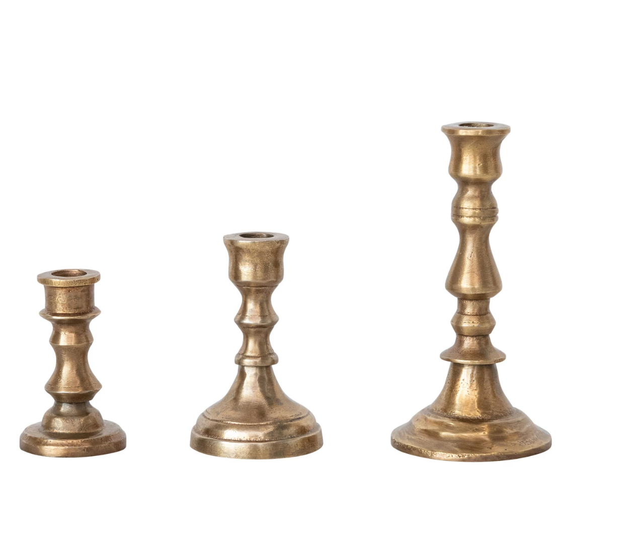 Taper Holder Antique Brass Finish