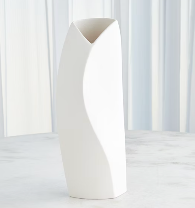 Willow Vase White Lg