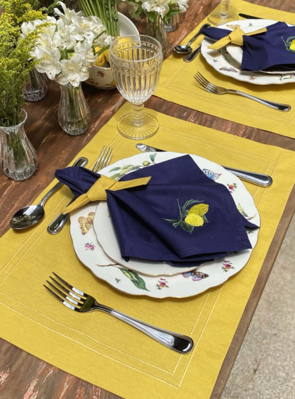 Placemat Rectangular Yellow