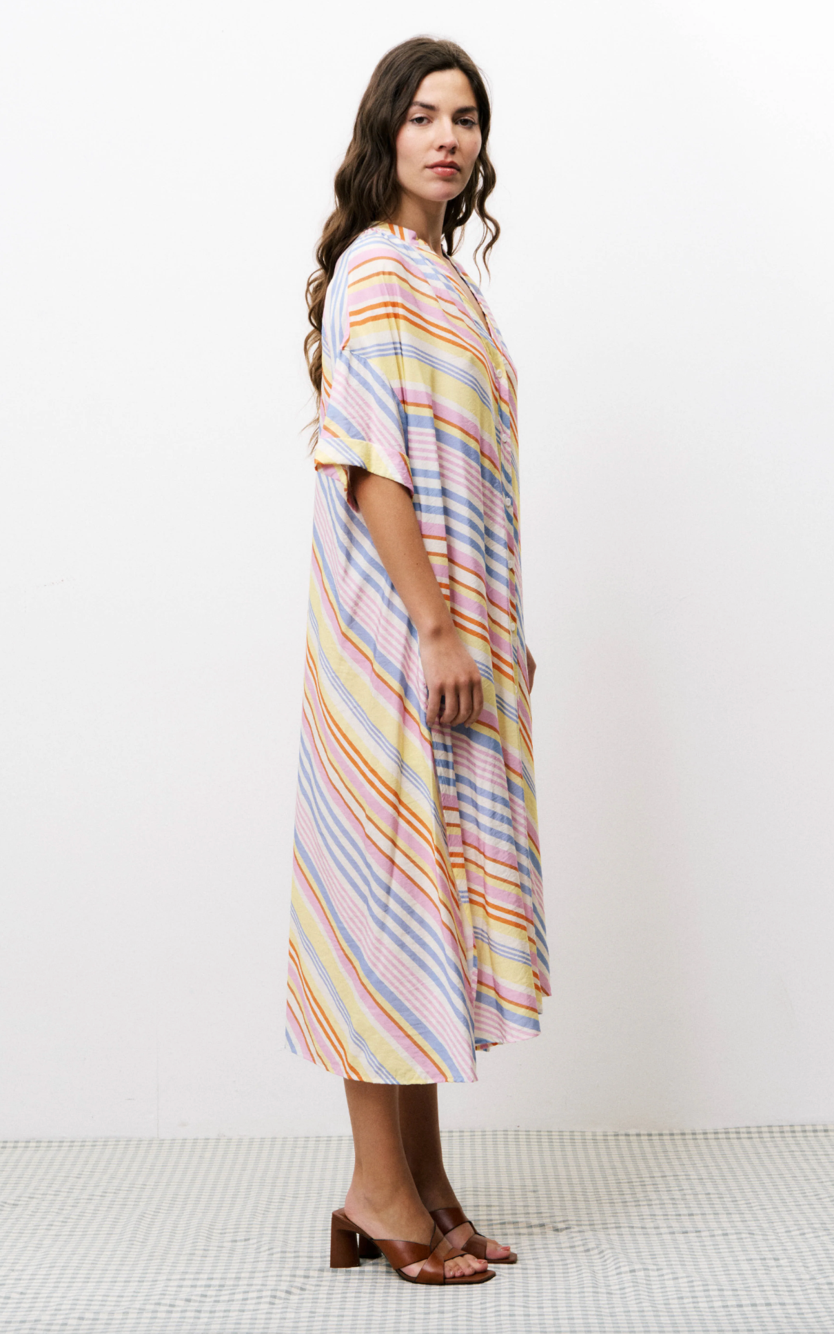 Colombe Dress Stripe Multi