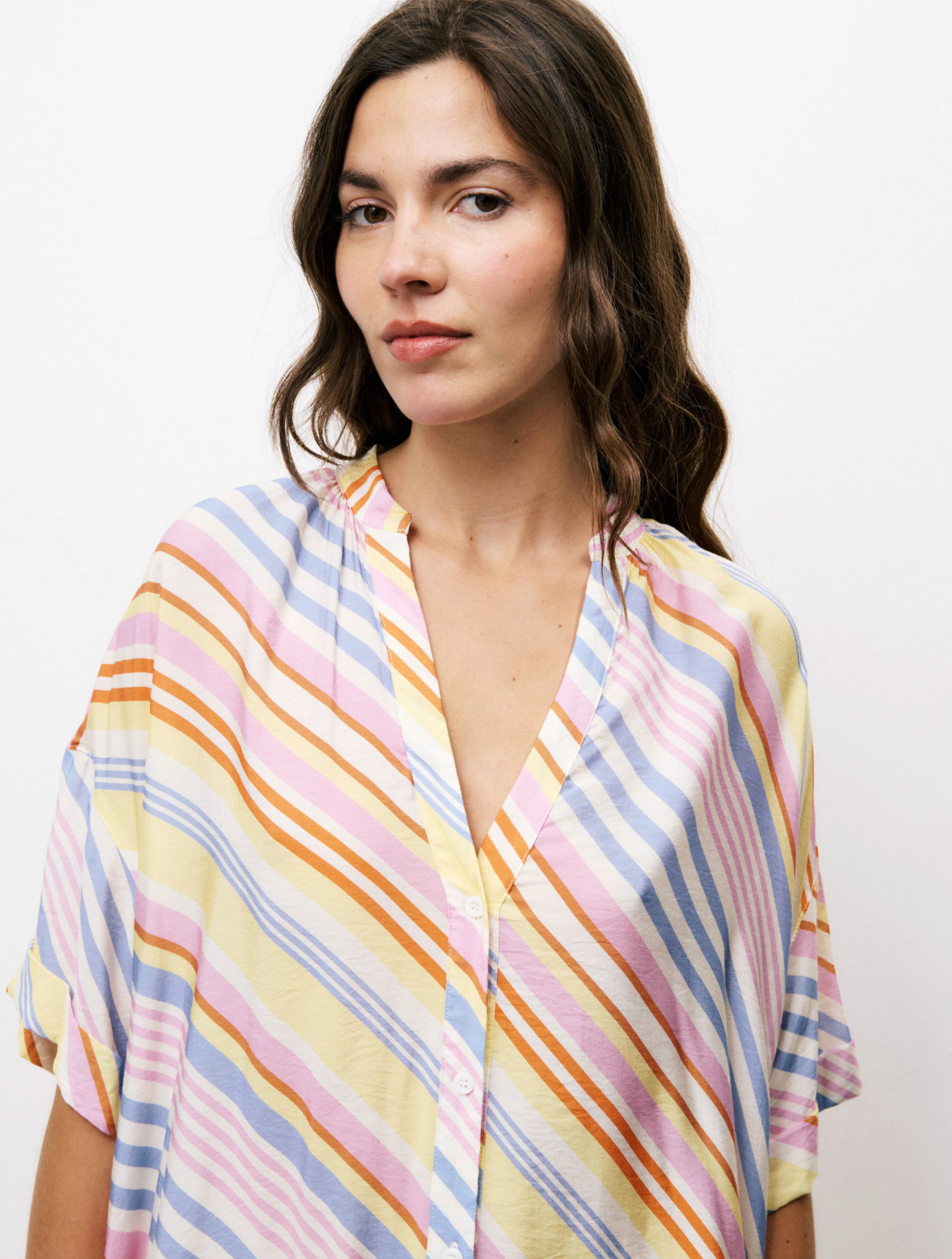 Colombe Dress Stripe Multi