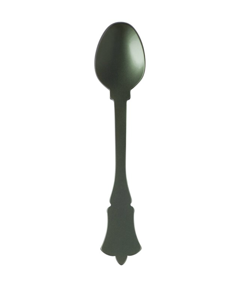 Tea Spoon Dark Green