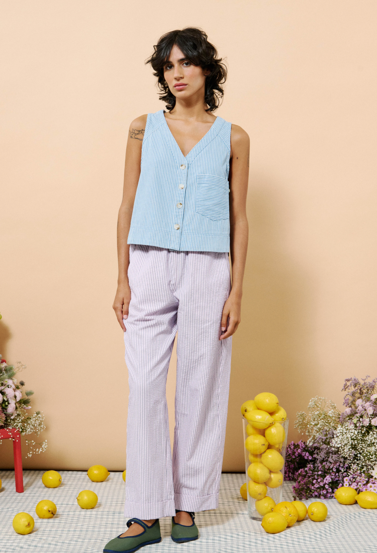 Colza Vest Blue