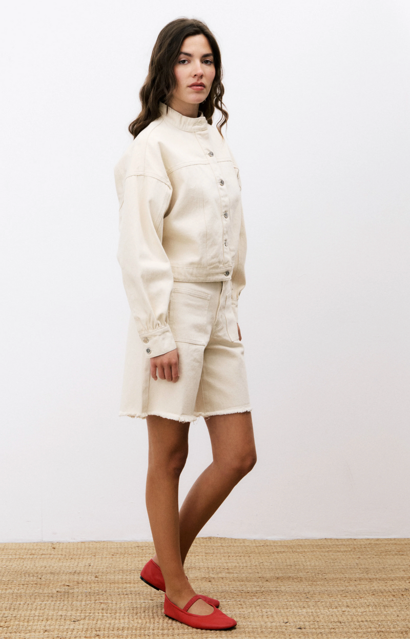 Nafisa Short Cream