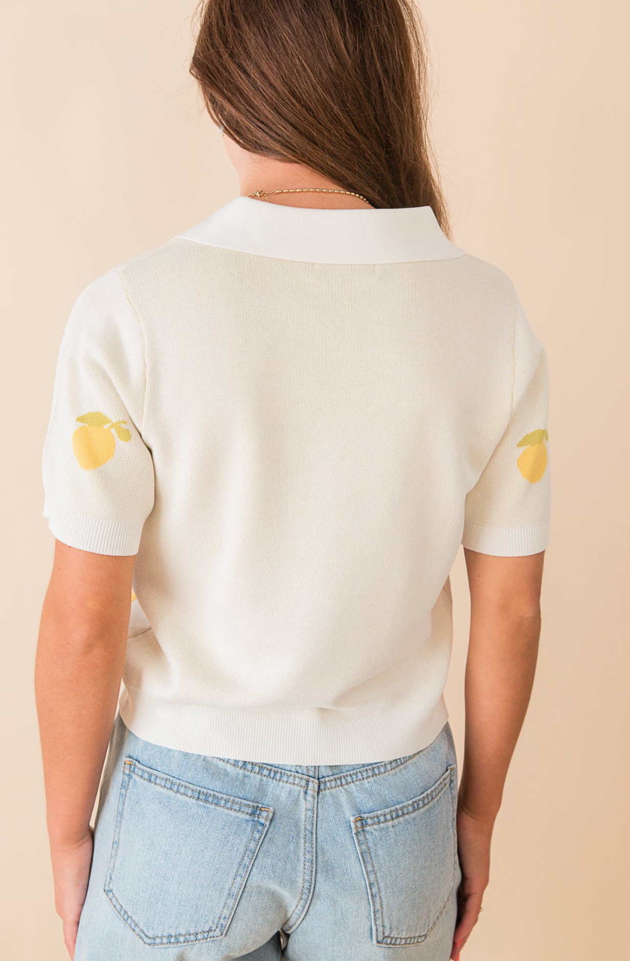 Citron Lemons Shirt Ivory
