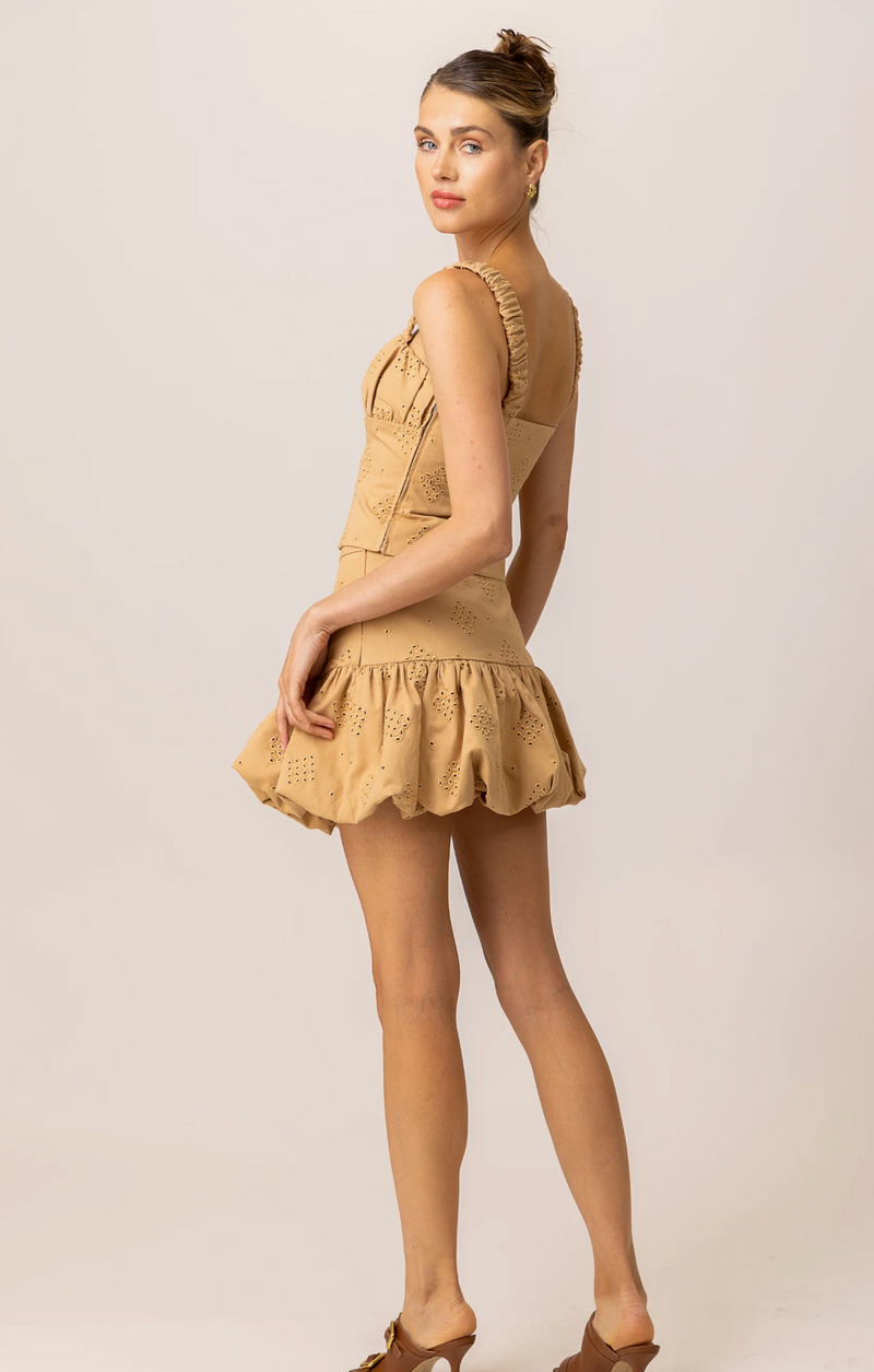 Brin Skirt Tan