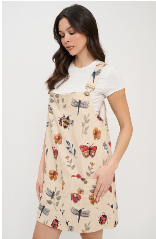 Floral Flutter Buzz Print Skirtalls