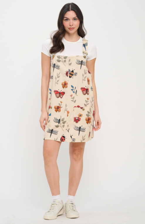 Floral Flutter Buzz Print Skirtalls
