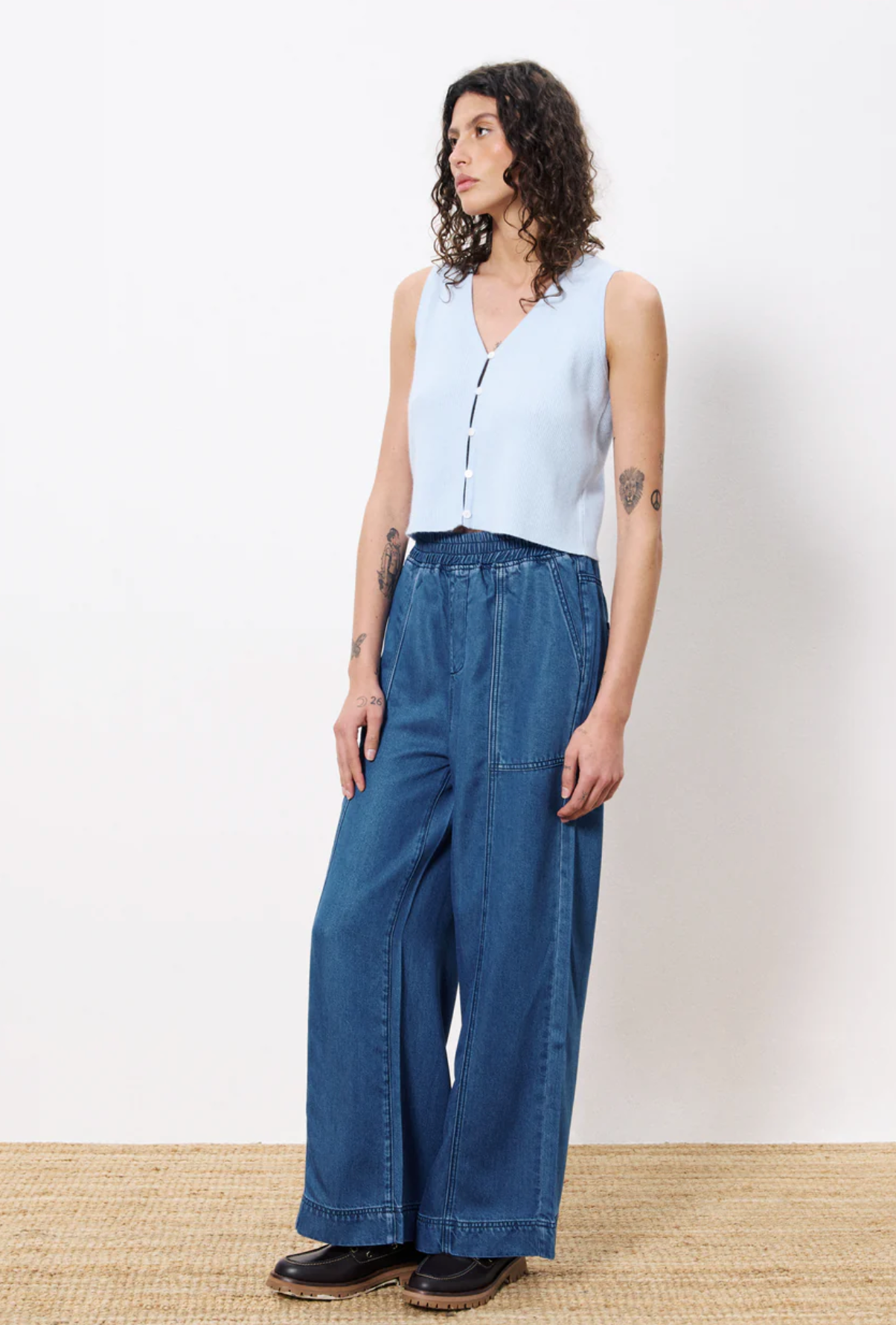 Santine Pant Jean Blue