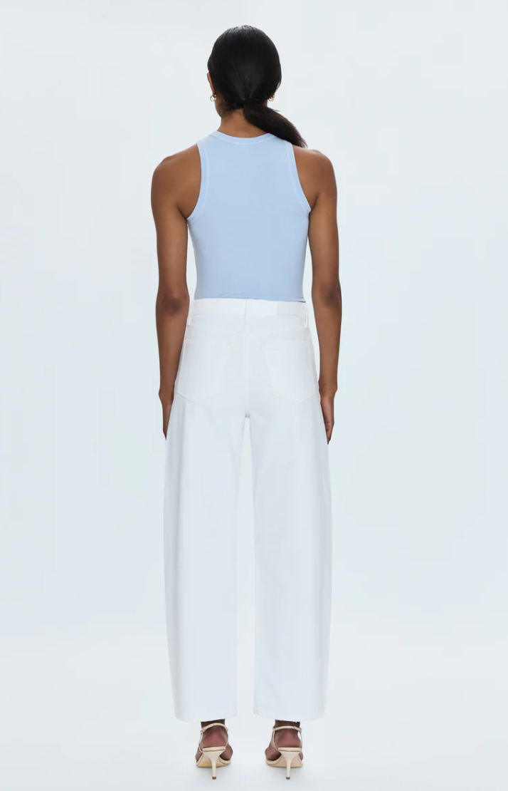 Wes High Rise Barrel Vivid White