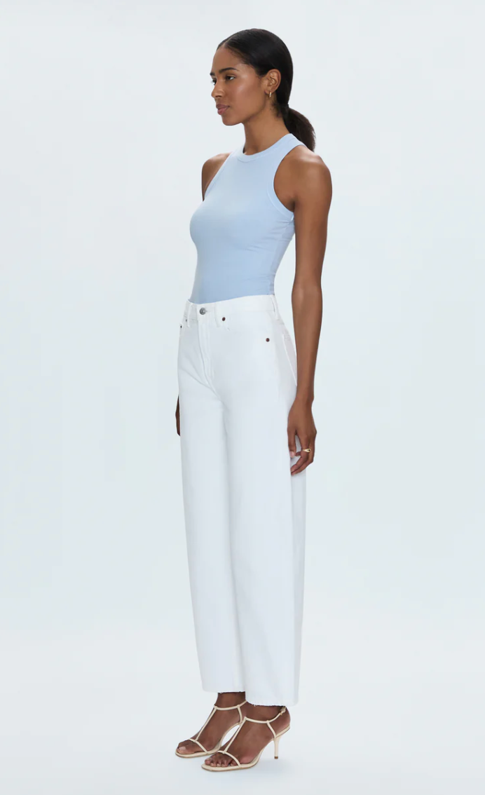 Wes High Rise Barrel Vivid White