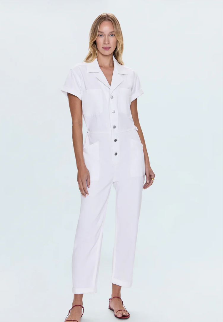 Grover Short Sleeve Field Suit Vivid White