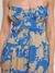 Aurora Strappy Midi Dress Patchwork