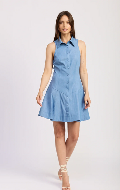 Liana Mini Dress Blue