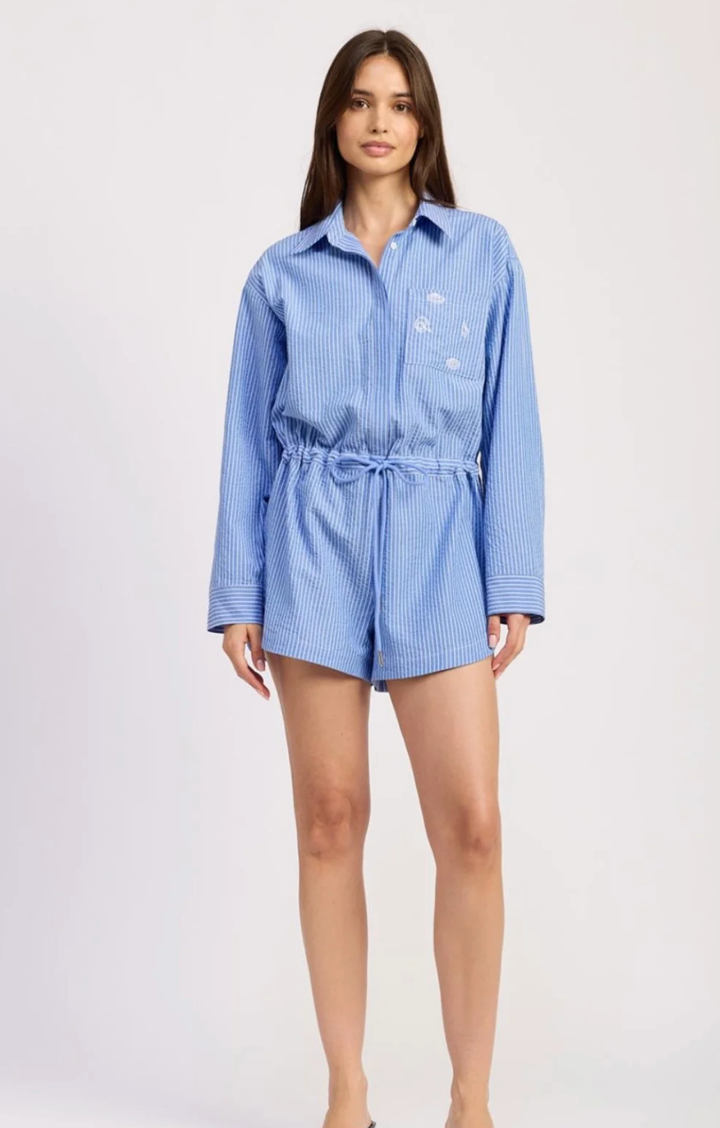 Amelie Playsuit Blue
