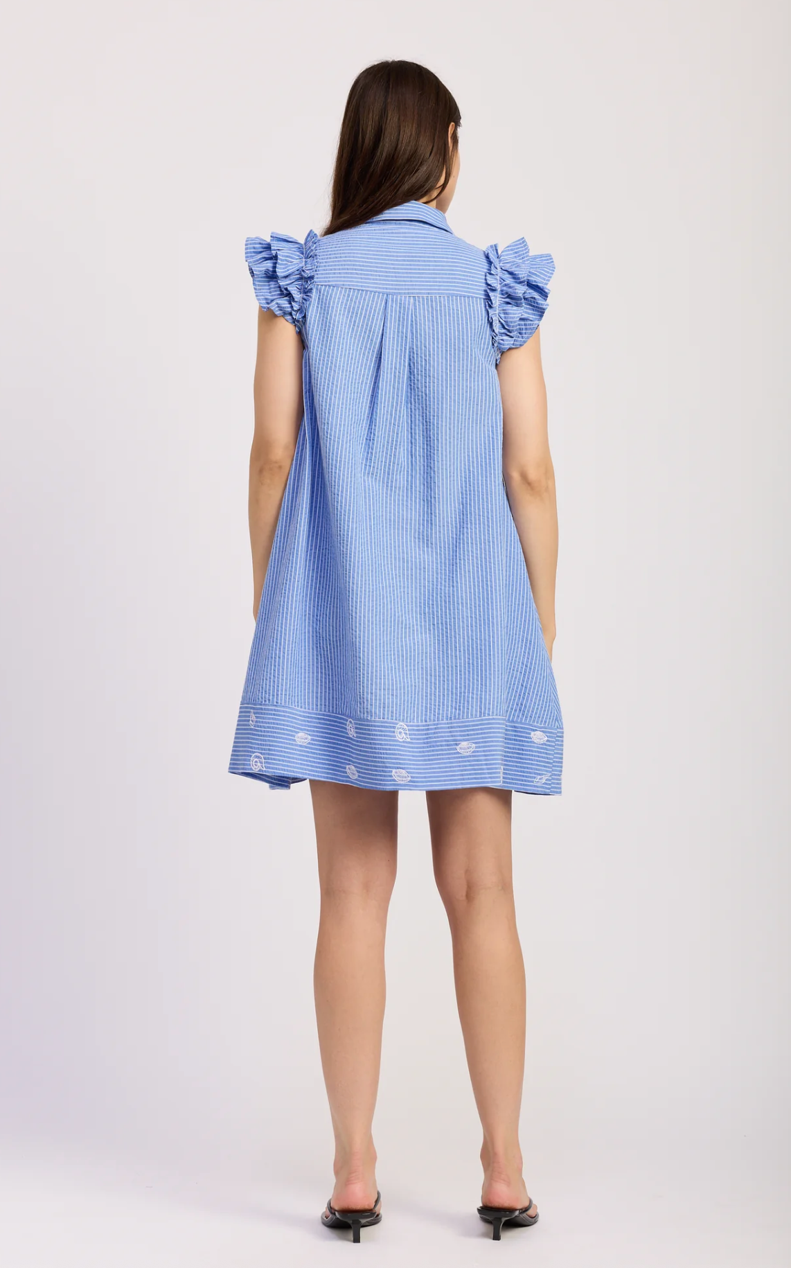 Amelie Mini Dress Blue White