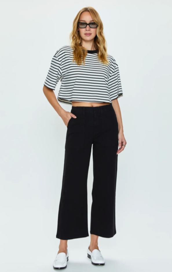 Sophia Wide Leg Pant Black 25