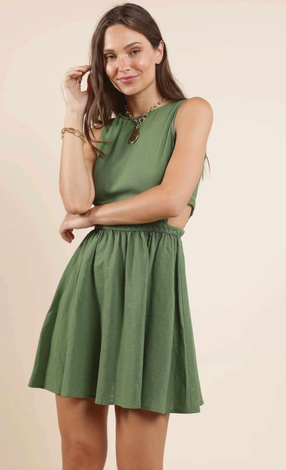 Good Day Dress Green