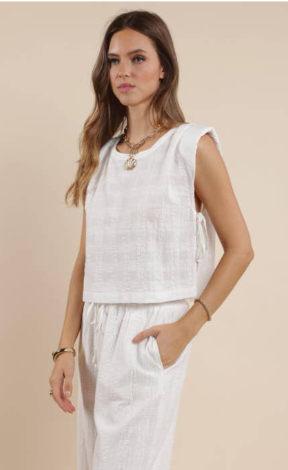 Saltir Top White