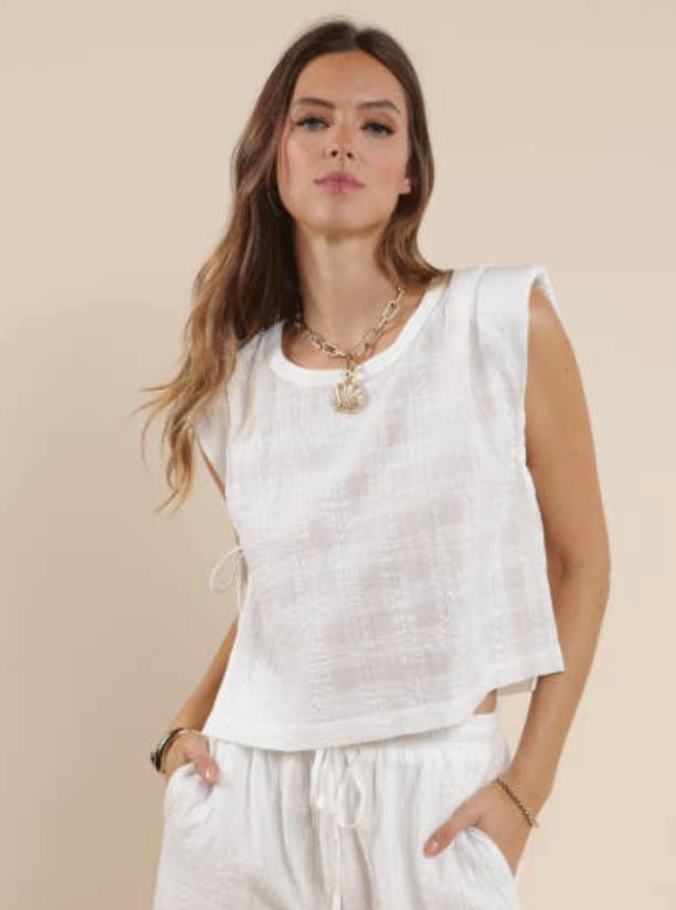 Saltir Top White